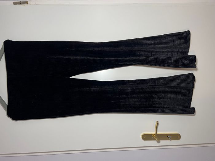 pantalon noir velours L