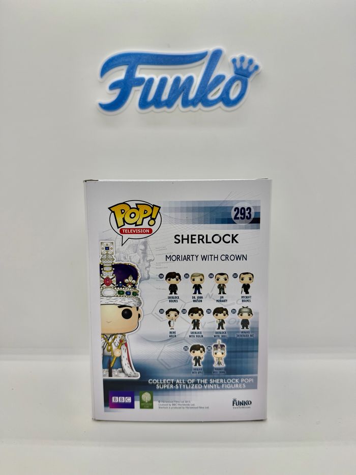 Funko Pop Sherlock Moriarty With Crown 293 Hot Topic 🇺🇸 - photo numéro 4
