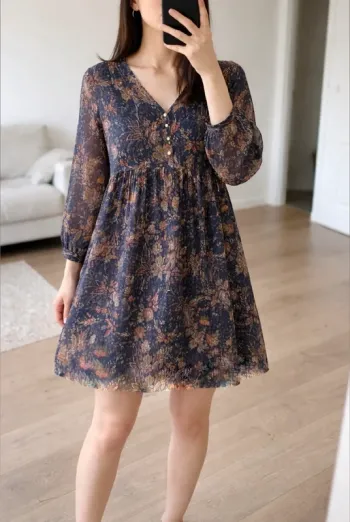 🌸 Robe d'été Vero Moda fluide imprimé bohème – légère & élégante - Taille XS