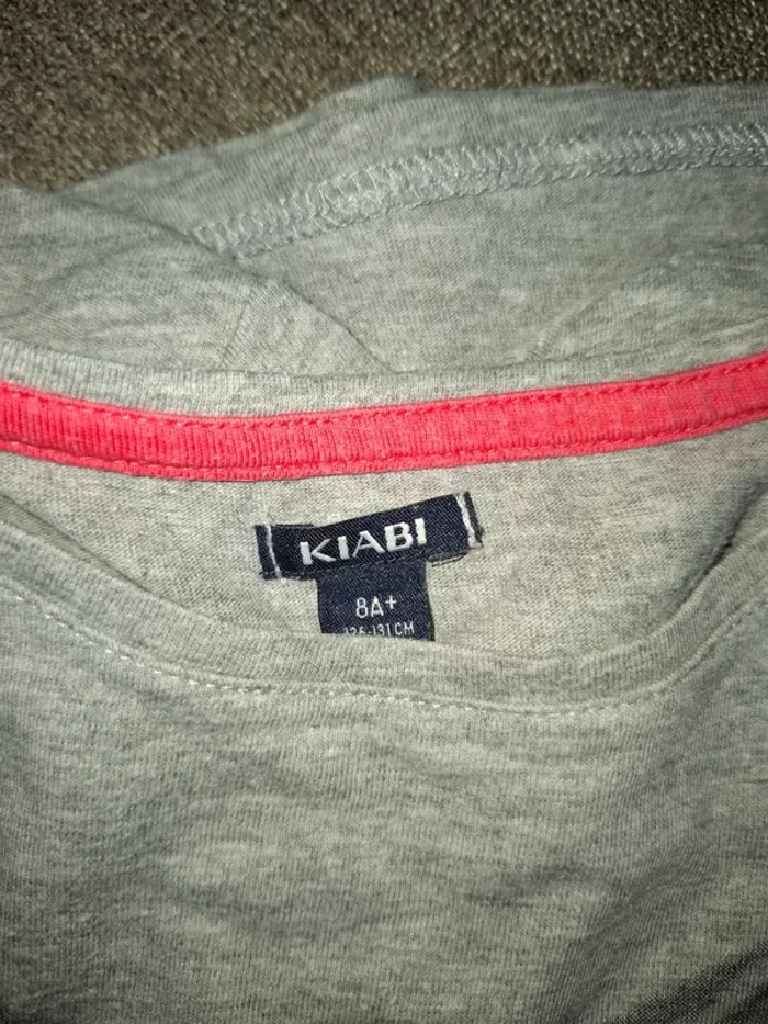 T-shirt tunique grise 8 ans - photo numéro 4