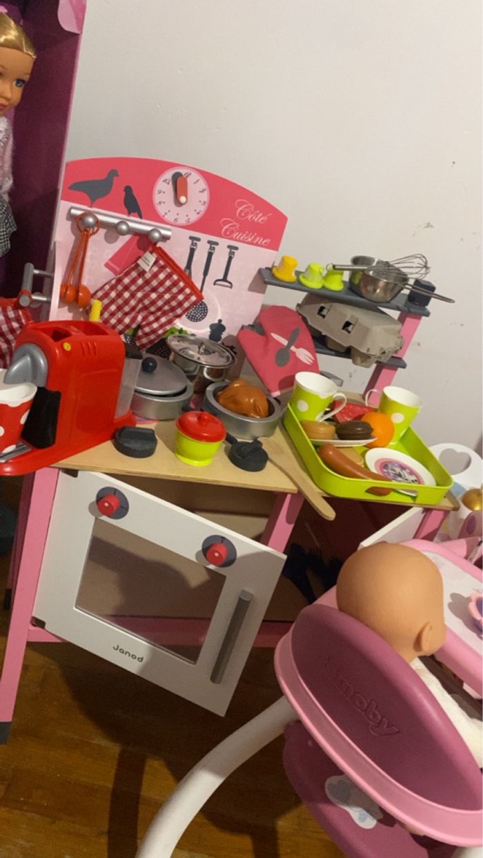 Cusine en bois rose comme neuf noël