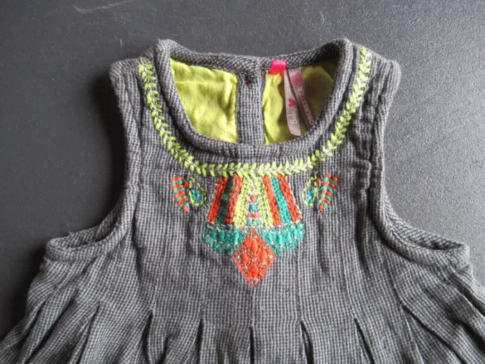 Robe fille 1 an / 12 mois Orchestra comme neuve + don de vêtements - photo numéro 2