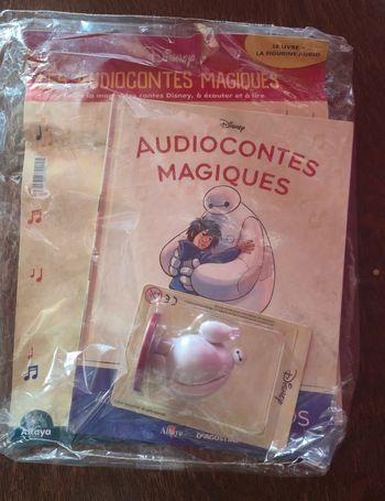 Num59neuf Livre et figurine collection audiocontes Magiques Altaya édition disney