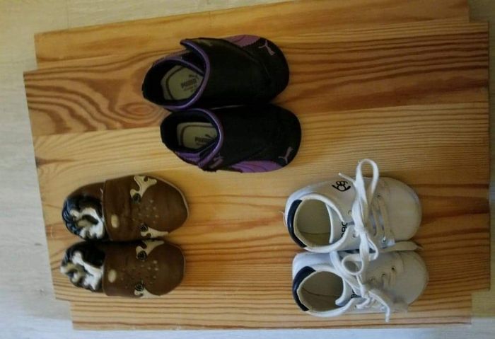 Lot de 3 paires de chaussures taille 18 mixte