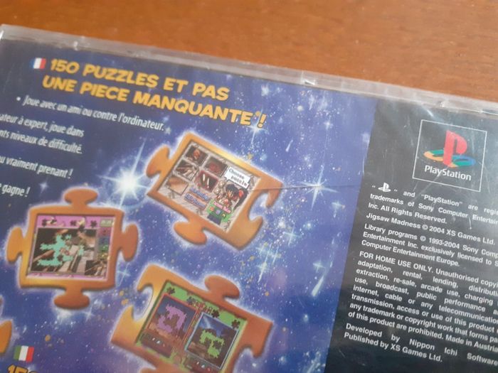 Jeu playstation 1 ps1 neuf sous blister jigsaw madness - photo numéro 3