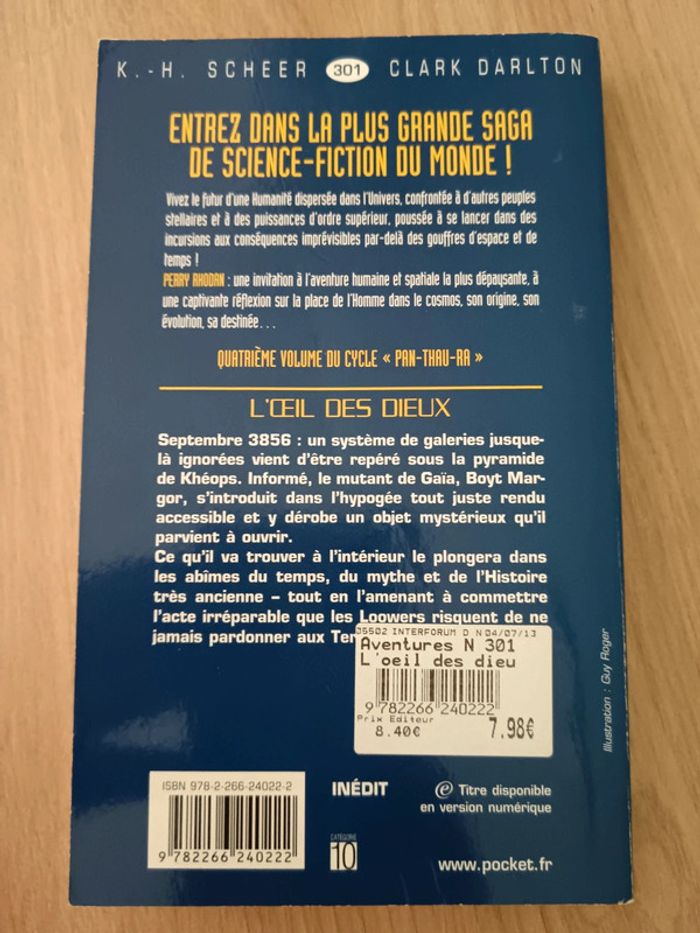 K.-H. Scheer / C. Darlton 🍀 Perry Rhodan L'œil des dieux - photo numéro 2