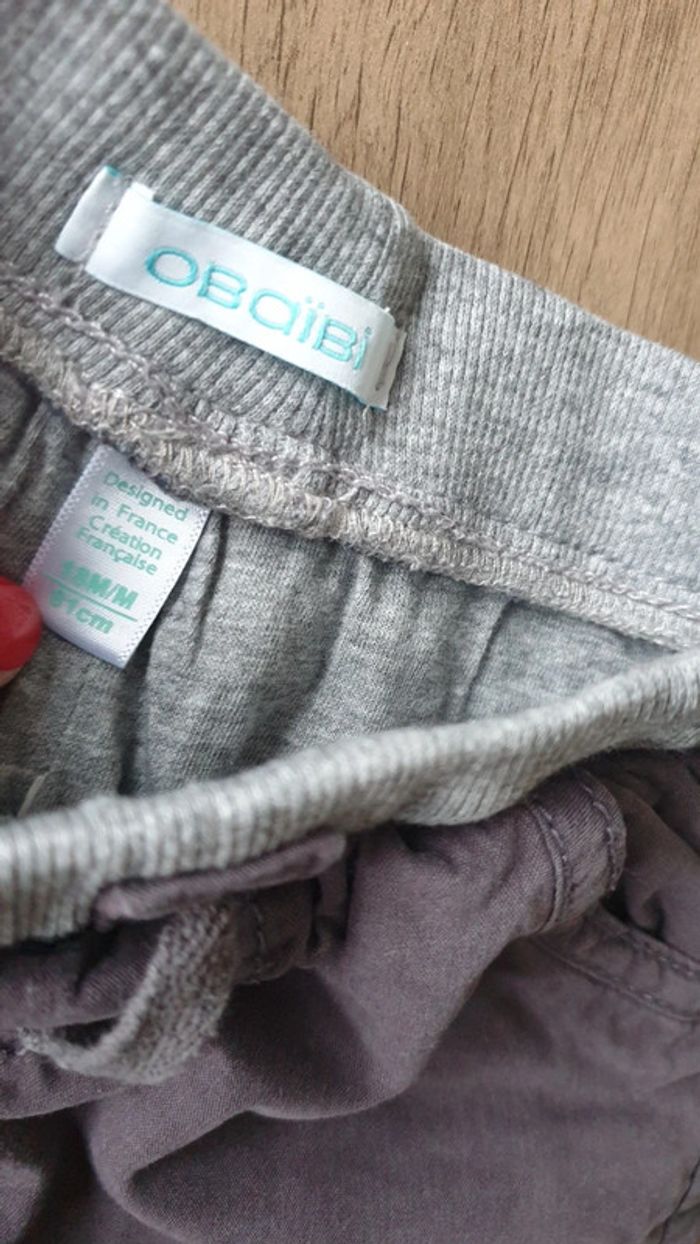 Pantalon bébé garçon, taille 81cm/ 18 mois, Obaïbi - photo numéro 2