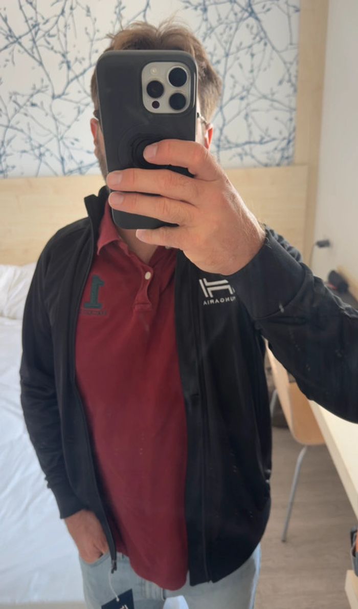 Veste homme sport mi-saison NEUVE sous blister taille M noire - photo numéro 2
