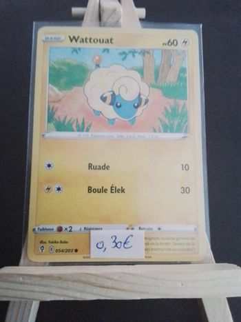 Carte Pokémon Wattouat 54/203