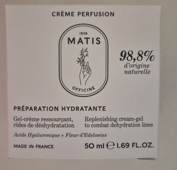 Crème antirides  50ml matis