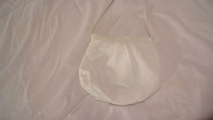Petite pochette  /  sac blanc casse - photo numéro 3