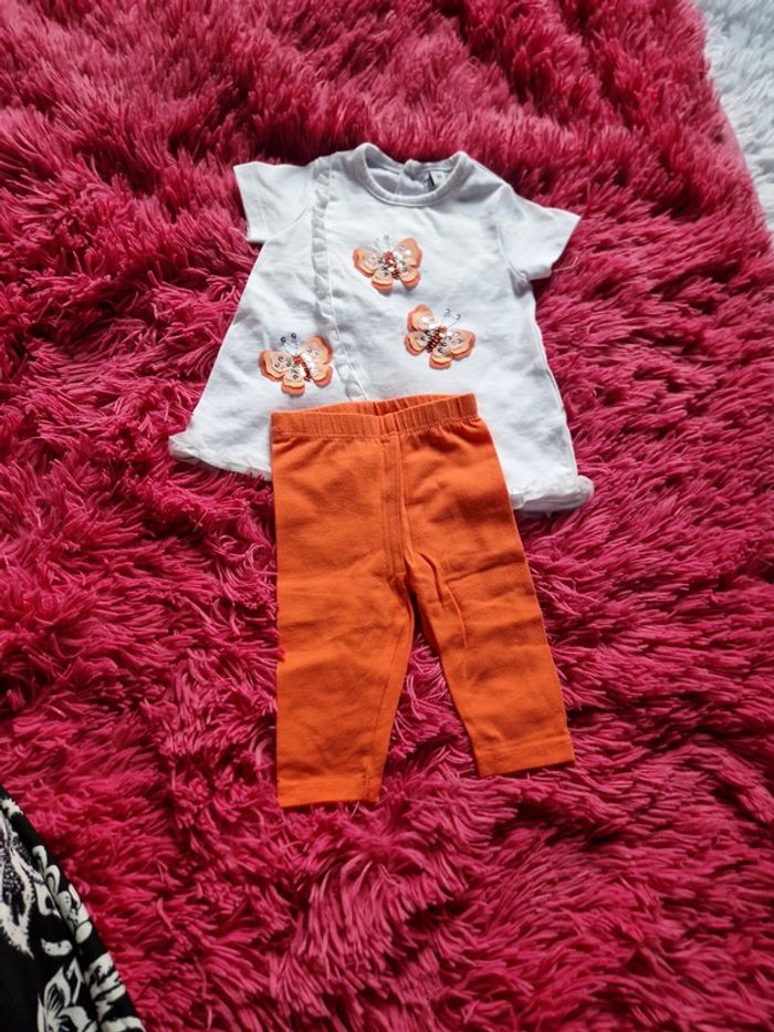 Ensemble robe plus legging 3 mois