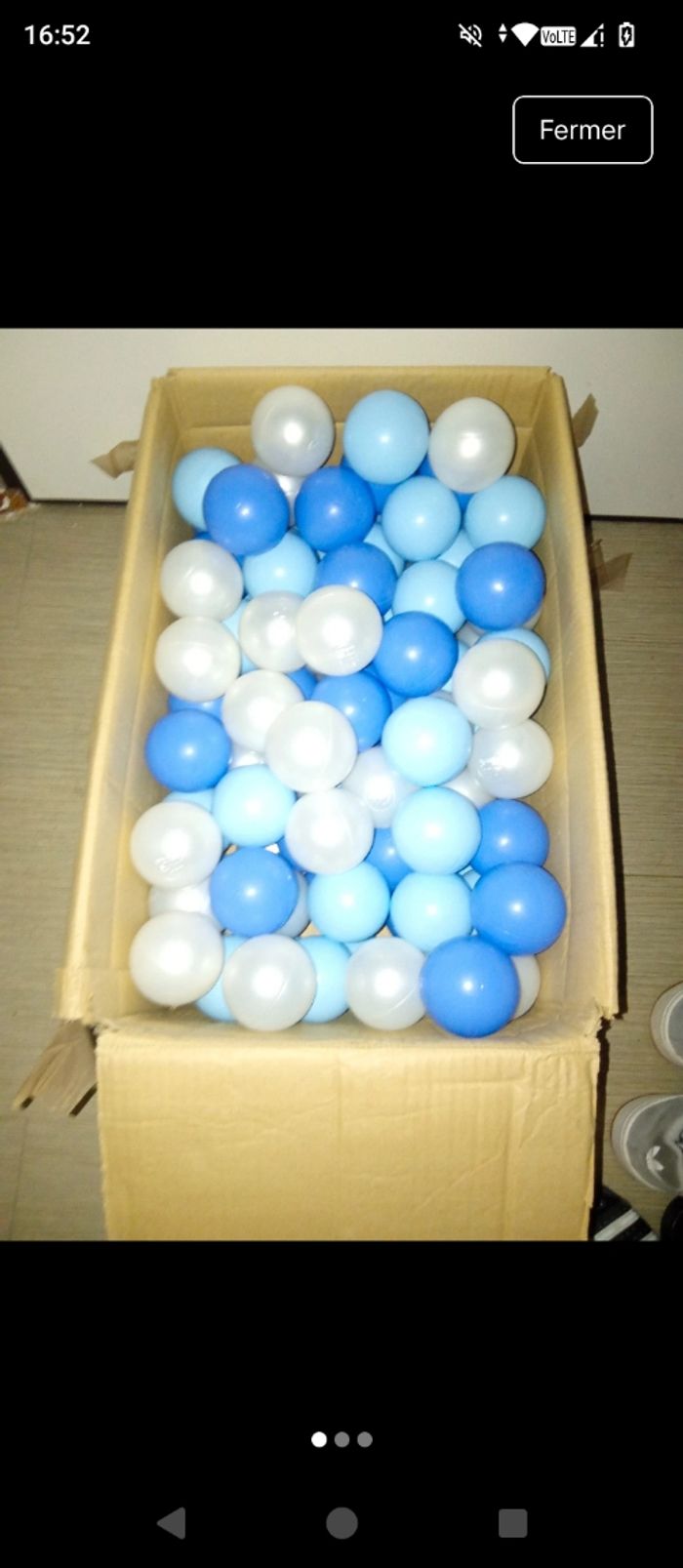 Lot balle kiddy moon 115 balle - photo numéro 2