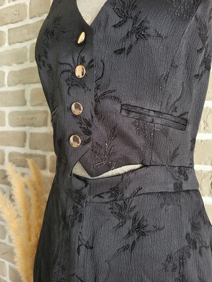 Magnifique combinaison dos nu noire Zara - Neuve avec étiquette - photo numéro 9