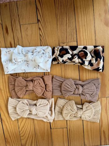 Lot bandeaux bébé fille