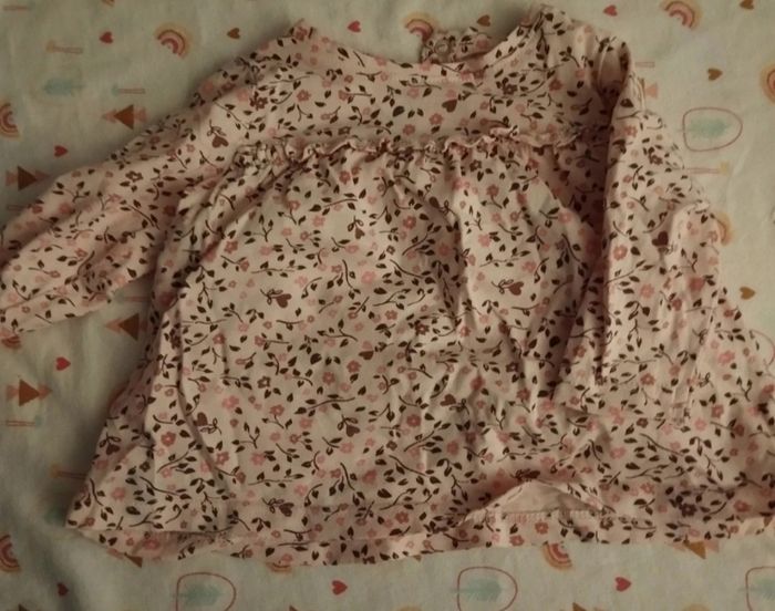Lot  13 tee shirt manche longue 3 mois fille - photo numéro 5