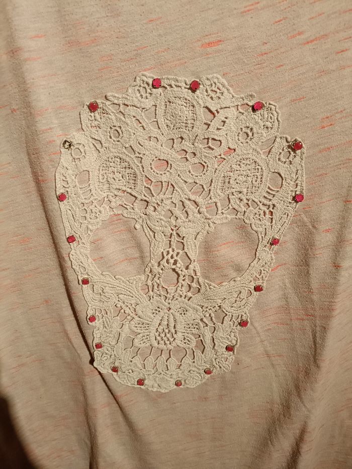 Tee-shirt rose pâle - photo numéro 3
