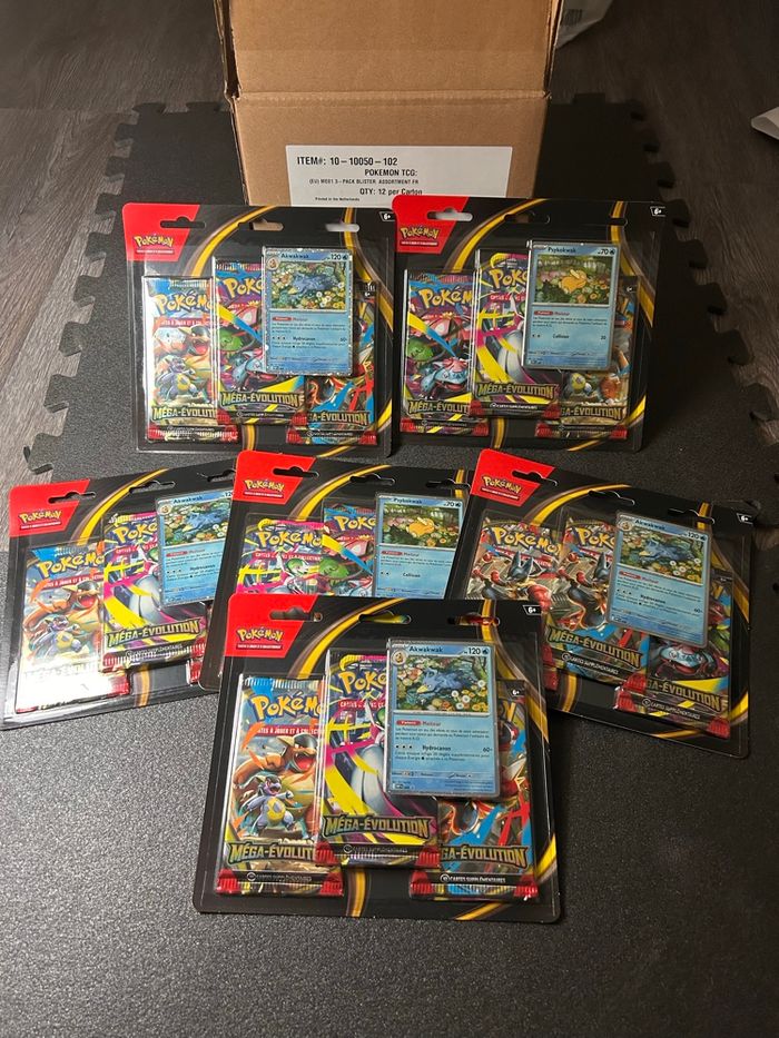 Tripack pokémon me1 me01 méga évolution