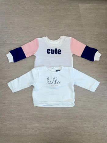 Lot de 2 sweat 74