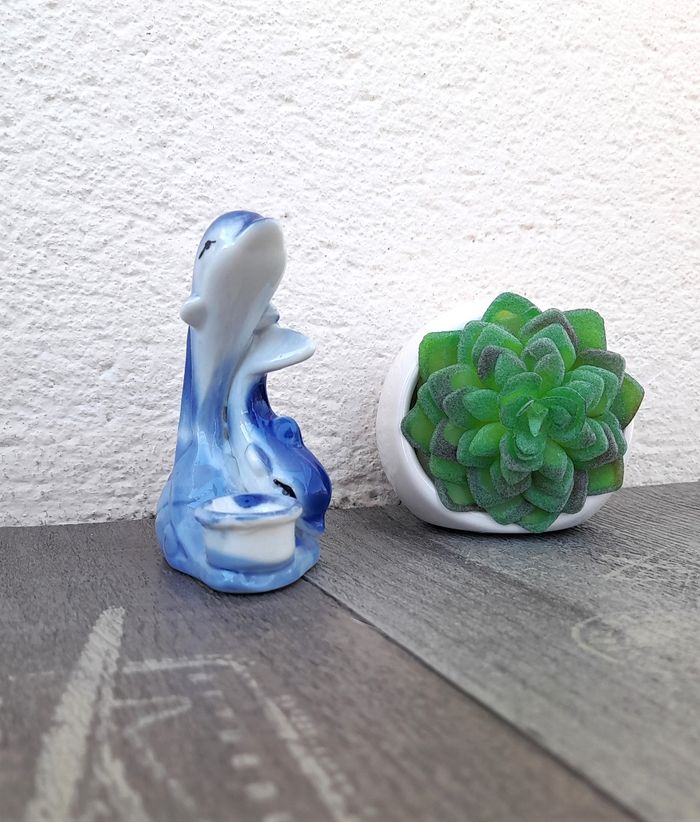 Figurine dauphins en céramique - photo numéro 3