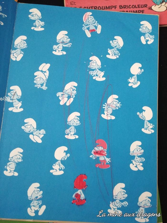 Lot Schtroumpfs Edition Original EO 9 12 13 Bébé vert P'tits BD - photo numéro 2