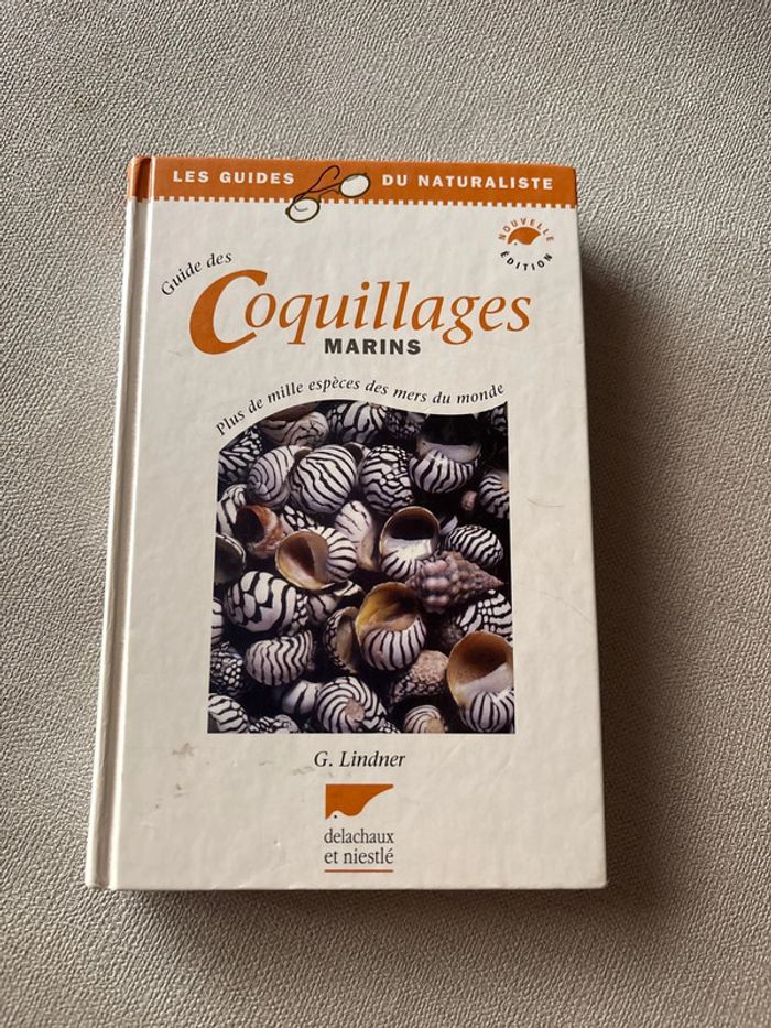 Livre Guide des coquillages marins – Lindner • Biologie marine • Identification