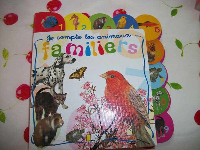 Je compte les animaux familiers livre cartonné