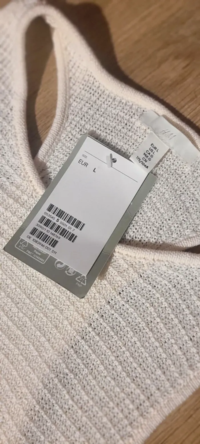 Robe longue été neuve 100% coton T.L - H&M - photo numéro 5