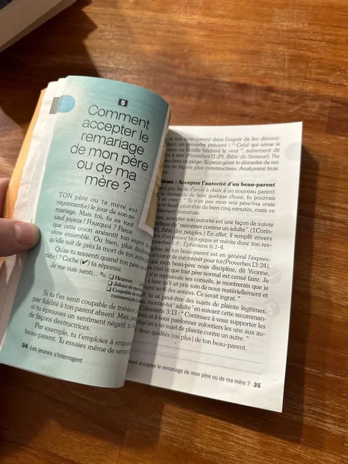 Livre, les jeunes s’interrogent. Réponse pratique volume 1 - photo numéro 5