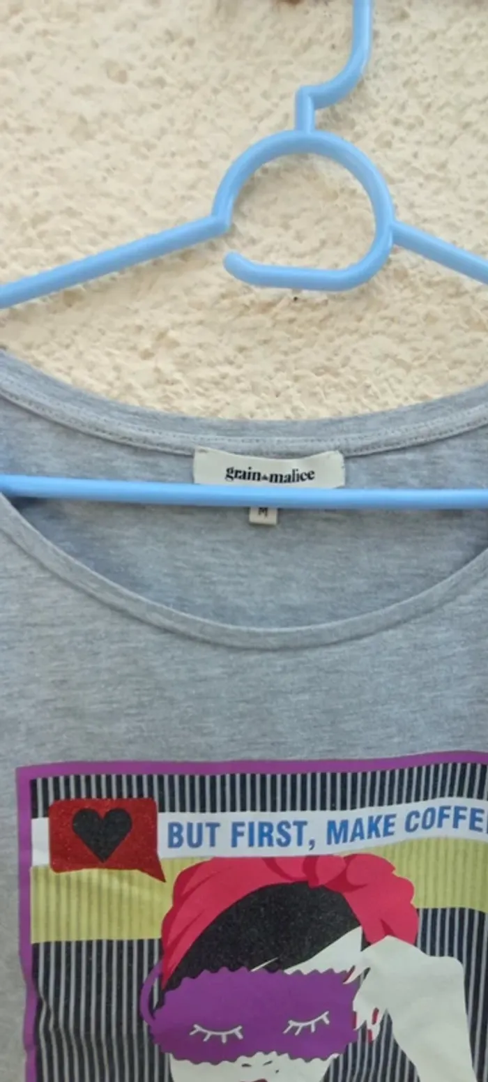 Tee shirt femme taille M Grain de malice - photo numéro 2
