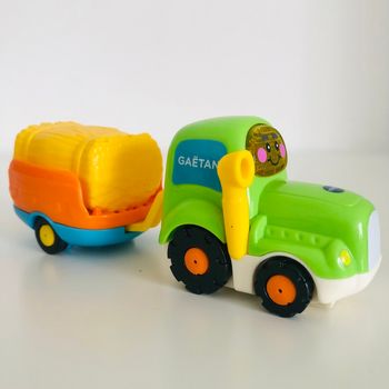 Tracteur interactif avec remorque Tut Tut Bolides Vtech 