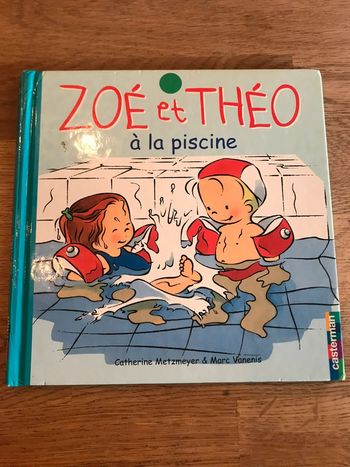 Livre Zoé et Théo à la piscine