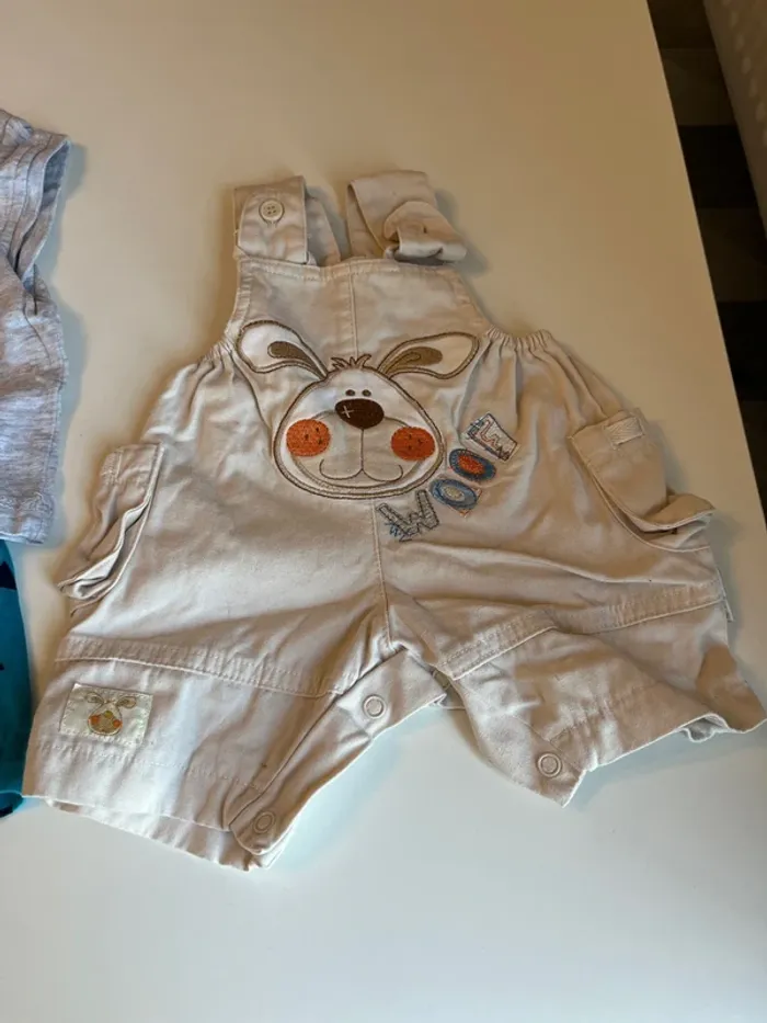 Lot naissance short été été shirt salopette - photo numéro 5