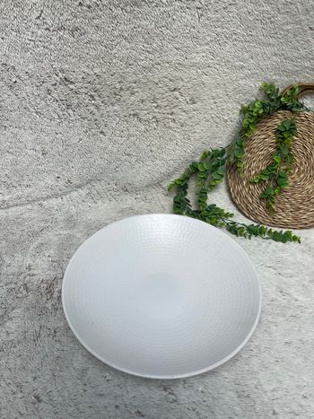 Corbeille à fruit en métal blanche - Fabriques de style 