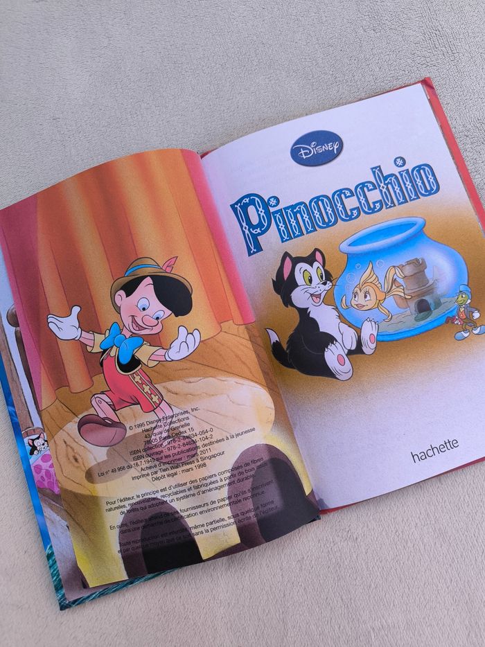 Livre Pinocchio Disney - photo numéro 4