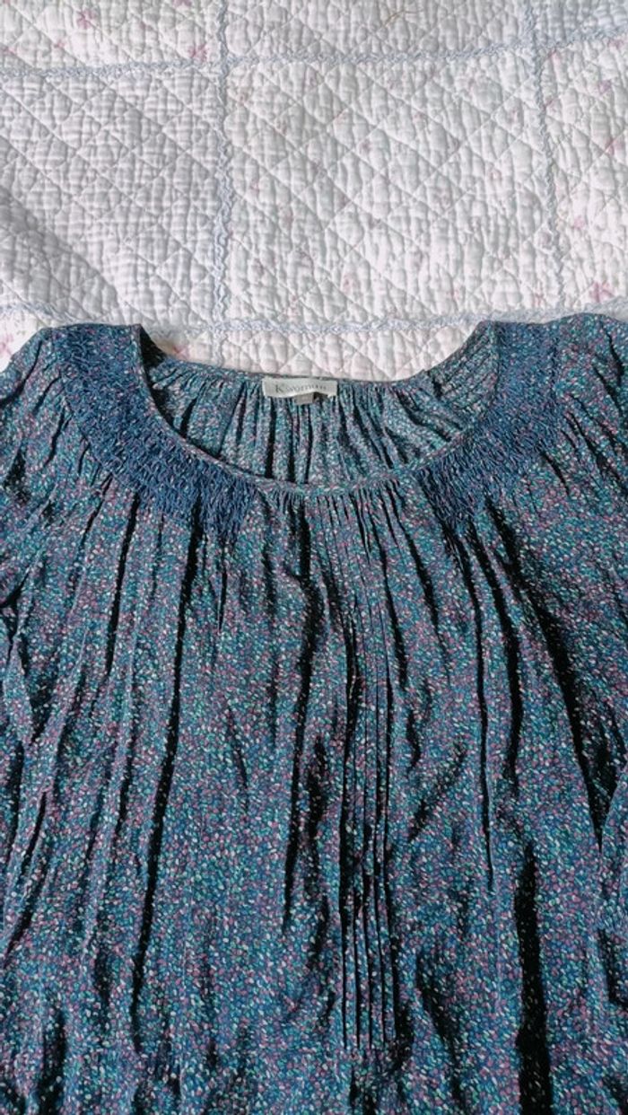 Robe manches trois-quarts