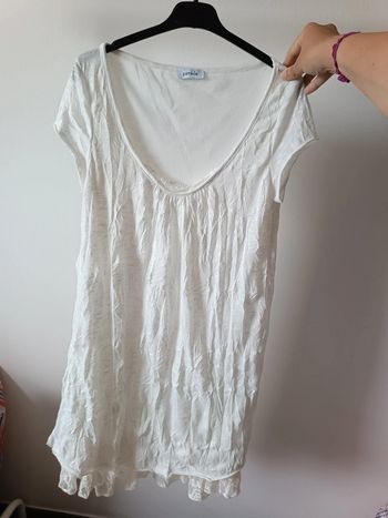 Robe tunique t-shirt blanche - Pimkie - taille M - neuf