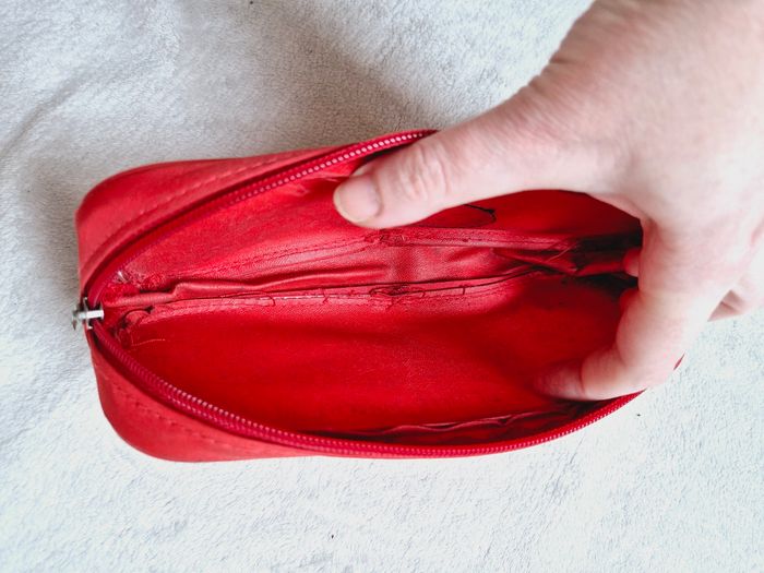 Trousse rouge vintage fihlieaf escolar - photo numéro 4