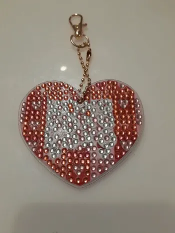 Porte clé coeur