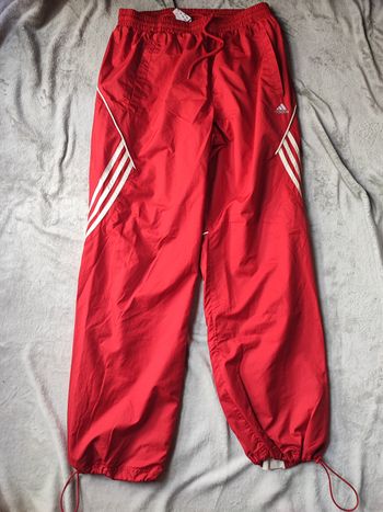 Jogging Adidas Homme  année 2000 Rouge et blanc