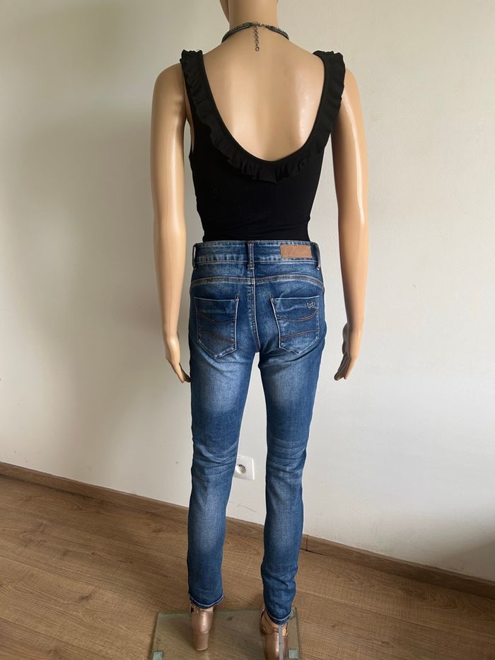 Jean bleu marine LPB Woman taille 38 excellent état - photo numéro 6