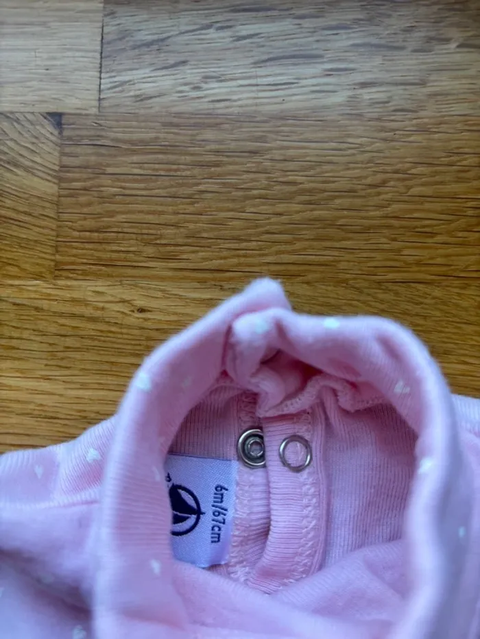 Body col roulé petit bateau 6 mois fille - photo numéro 2