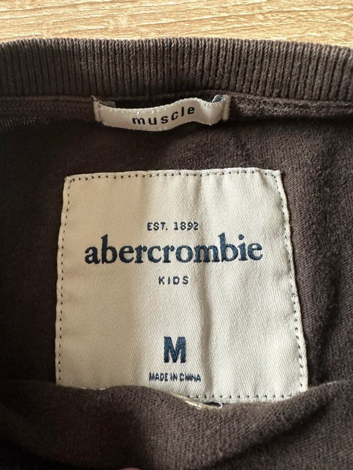T-shirt marron Abercrombie - photo numéro 3