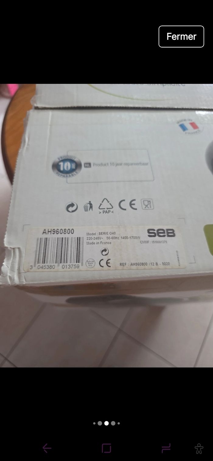 Actifry Genius XLl  SEB - photo numéro 10