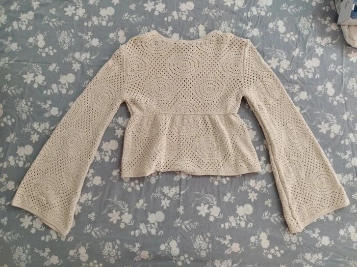 Très jolie maille crochet Promod taille M neuf - photo numéro 5