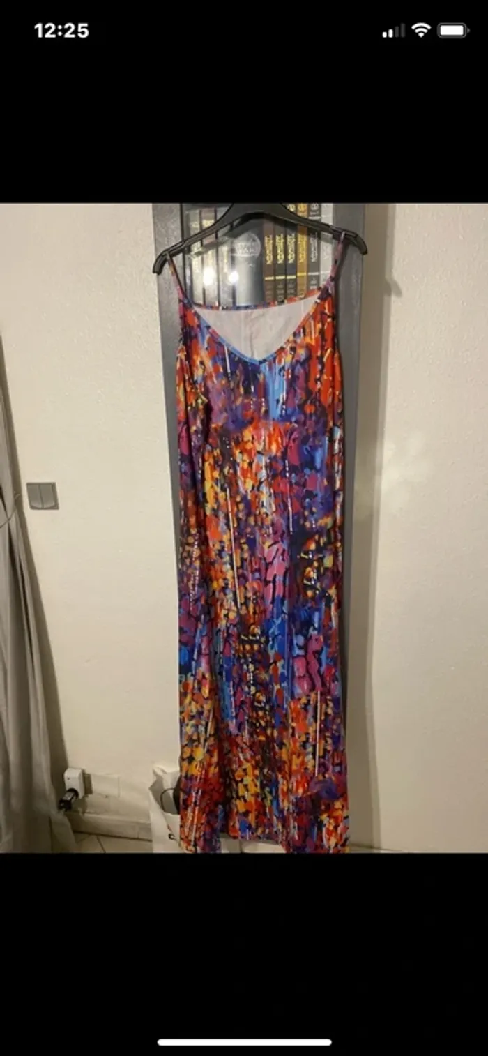 superbe robe longue cheville colorée taille 5x1 = 52 neuve - photo numéro 2
