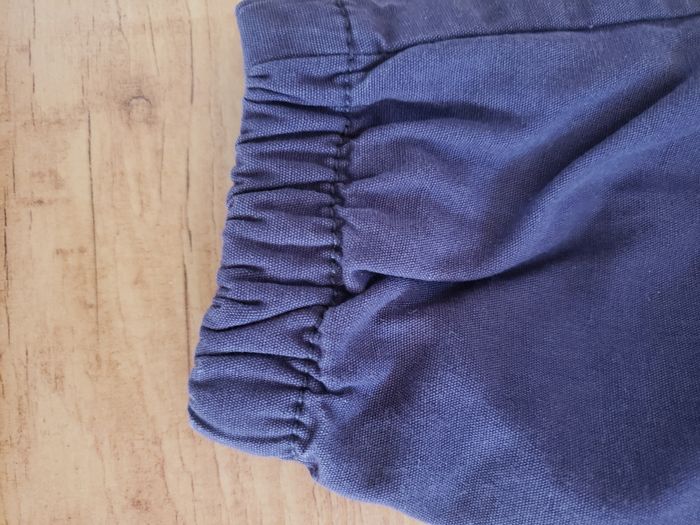 Pantalon en toile bleue doublé coton Orchestra 18 mois - photo numéro 5