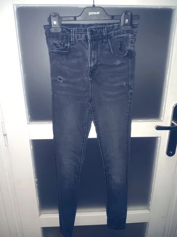 Jean skinny noir piyr femme taille XS