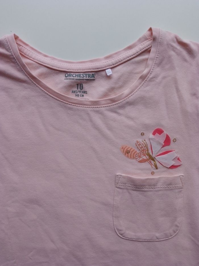 Lot de 5 tee-shirts fille 10 ans Orchestra/Kiabi/Vertbaudet - photo numéro 5