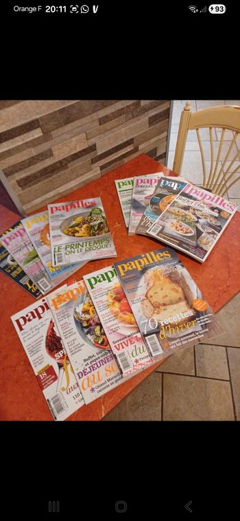 Collection magazines " Papilles "